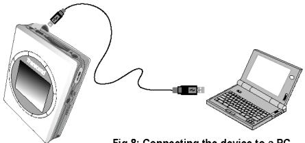 TRANSCEND TS512MMP810EU - Downloading files from a PC to the T.sonic Photo - 1