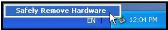 TRANSCEND TS80GSJ25S - Retirer le StoreJet™ 2.5 sous Windows 2000, XP et Vista - 1