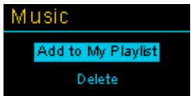 TRANSCEND MP650 - ■ Adding a Song to My Playlist - 4