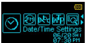 TRANSCEND MP650 - Time Zone - 1