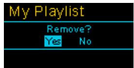 TRANSCEND MP650 - ■ Removing a Song from My Playlist - 5
