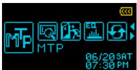 TRANSCEND MP650 - ■ Music Transfer Protocol (MTP) - 1