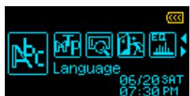 TRANSCEND MP650 - Language - 1