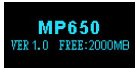 TRANSCEND MP650 - Player Info - 2