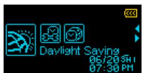 TRANSCEND MP650 - Daylight Saving Time (DST) - 2