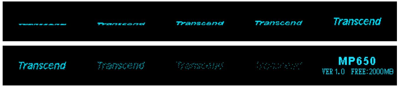 TRANSCEND MP650 - Power ON - 1