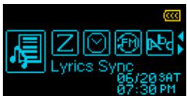 TRANSCEND MP650 - Lyrics Sync - 1
