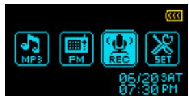 TRANSCEND MP650 - Playing Voice or FM Recordings - 1