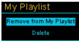 TRANSCEND MP650 - ■ Removing a Song from My Playlist - 4