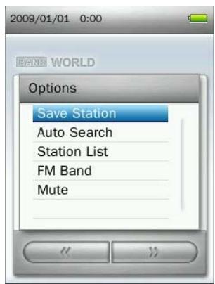 TRANSCEND MP860 - Saving a Radio Station - 2