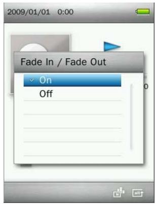 TRANSCEND MP860 - Fade In / Fade Out: - 2