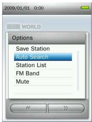 TRANSCEND MP860 - Auto Search - 1