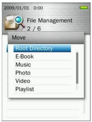 TRANSCEND MP860 - Moving &amp; Copying Files / Folders - 5