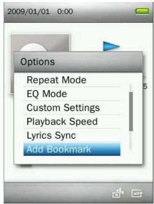 TRANSCEND MP860 - AddBookmark - 1