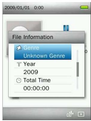 TRANSCEND MP860 - File Information - 3