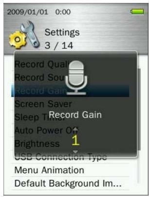 TRANSCEND MP860 - Record Gain - 2