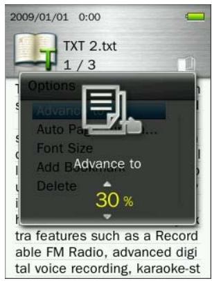 TRANSCEND MP860 - Advance to - 2