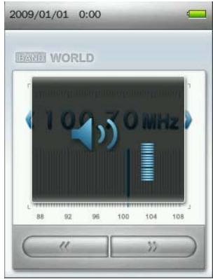 TRANSCEND MP860 - Adjusting the Volume - 1