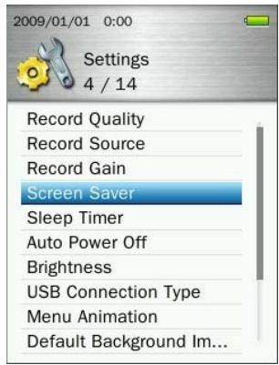 TRANSCEND MP860 - Screen Saver - 1