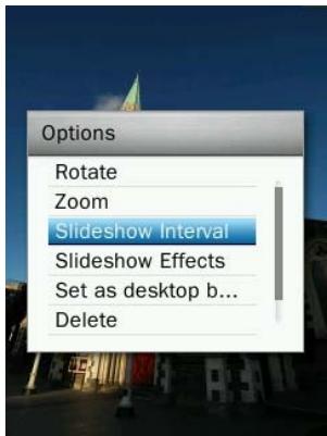 TRANSCEND MP860 - Slideshow Interval - 1