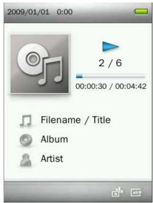 TRANSCEND MP860 - Playing Audio Files - 3