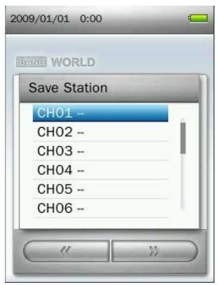TRANSCEND MP860 - Saving a Radio Station - 3