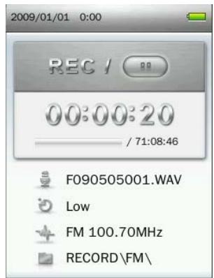 TRANSCEND MP860 - Recording the Radio - 2