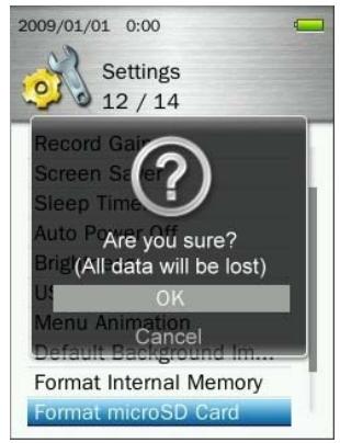 TRANSCEND MP860 - Format microSD Card - 3