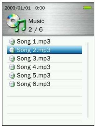 TRANSCEND MP860 - File Navigator - 1