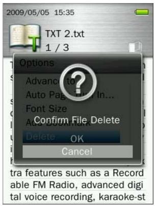 TRANSCEND MP860 - Delete - 3