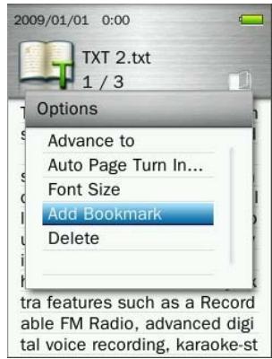 TRANSCEND MP860 - AddBookmark - 1