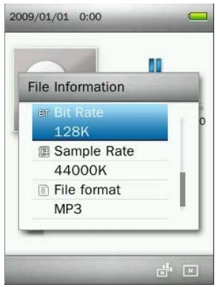 TRANSCEND MP860 - File Information - 4
