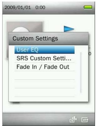 TRANSCEND MP860 - User EQ: - 1