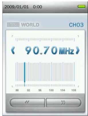 TRANSCEND MP860 - Recalling a Saved Station - 4