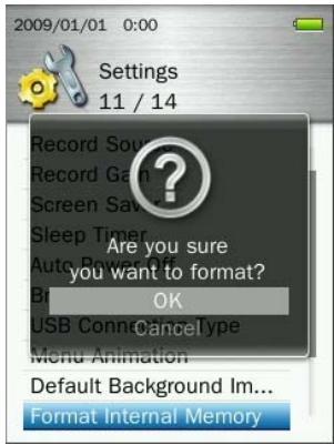 TRANSCEND MP860 - Format Internal Memory - 2