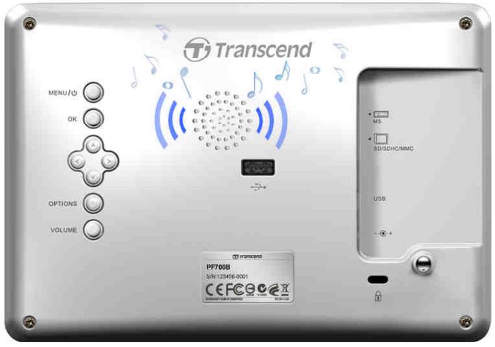 TRANSCEND PF700 - Built-in Speaker - 1