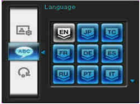 TRANSCEND PF700 - Language - 1
