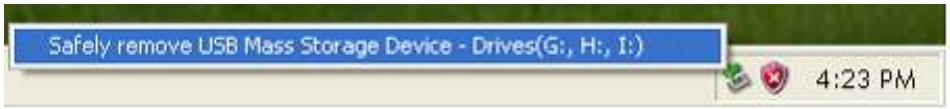 TRANSCEND PF810 - Proper removal of your Photo Frame (from Windows): - 1