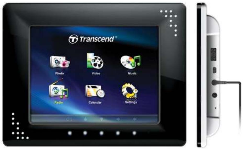 TRANSCEND PF810 - ■ Installing the FM Antenna - 1