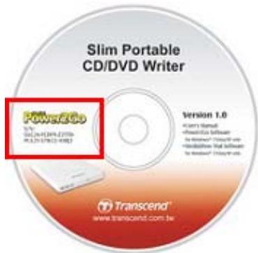 TRANSCEND PORTABLE DVD WRITER - Included Software - 3