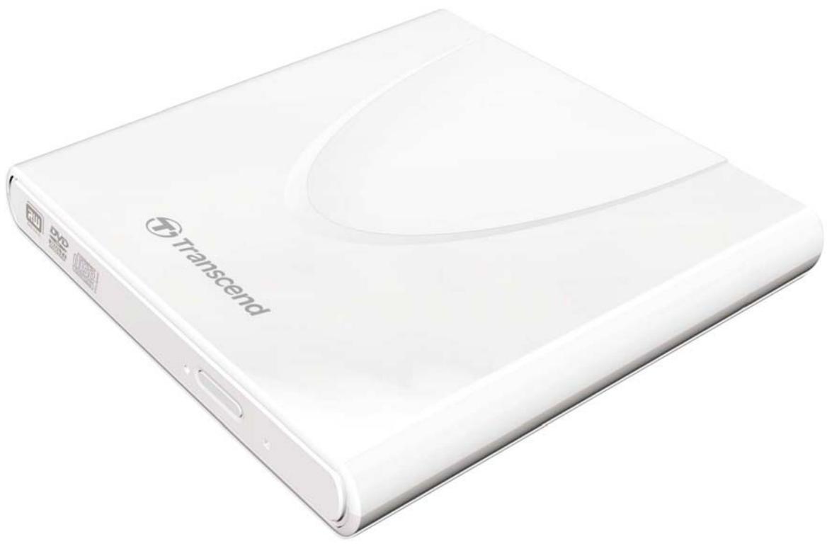 TRANSCEND PORTABLE DVD WRITER - Slim Portable CD/DVD Writer - 1