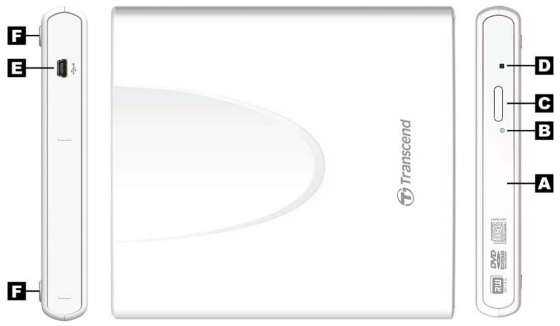 TRANSCEND PORTABLE DVD WRITER - Reminders - 1