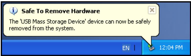 TRANSCEND STOREJET 18M - Removing the StoreJet® 18 in Windows® - 2