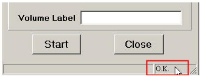 TRANSCEND STOREJET 25C - Press "Start". - 4