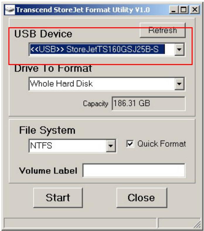 TRANSCEND STOREJET 25M - Windows® 7/Vista - 3