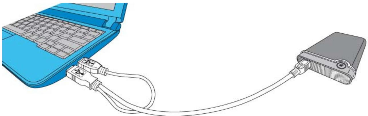 TRANSCEND STOREJET 25M2 - Connecting to a Computer - 2