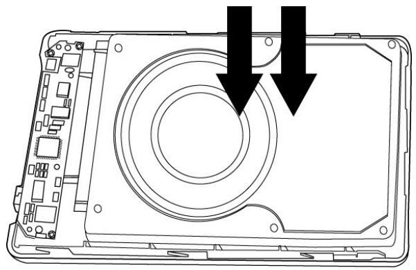 TRANSCEND STOREJET 25P - ■ Installing a Hard Drive - 5