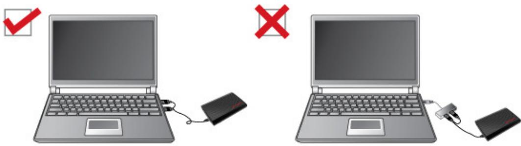 TRANSCEND STOREJET 25P - My computer does not recognize the StoreJet 25 - 1