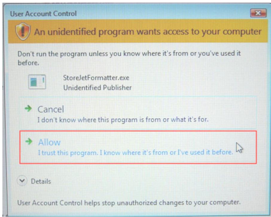 TRANSCEND STOREJET 35T - Windows® 7/Vista - 2