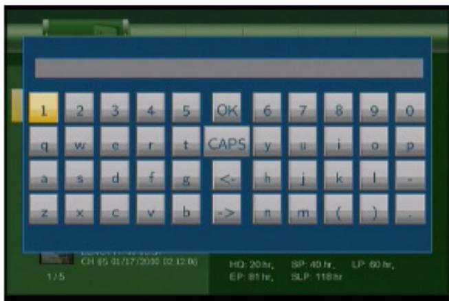 EMTEC HDD MOVIE CUBE R100 - Renaming Titles - 5